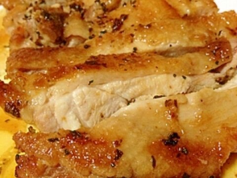 鶏もも肉の“バジル・ガーリック”ステーキ